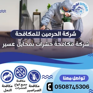 افضل شركة مكافحة حشرات في محايل عسير